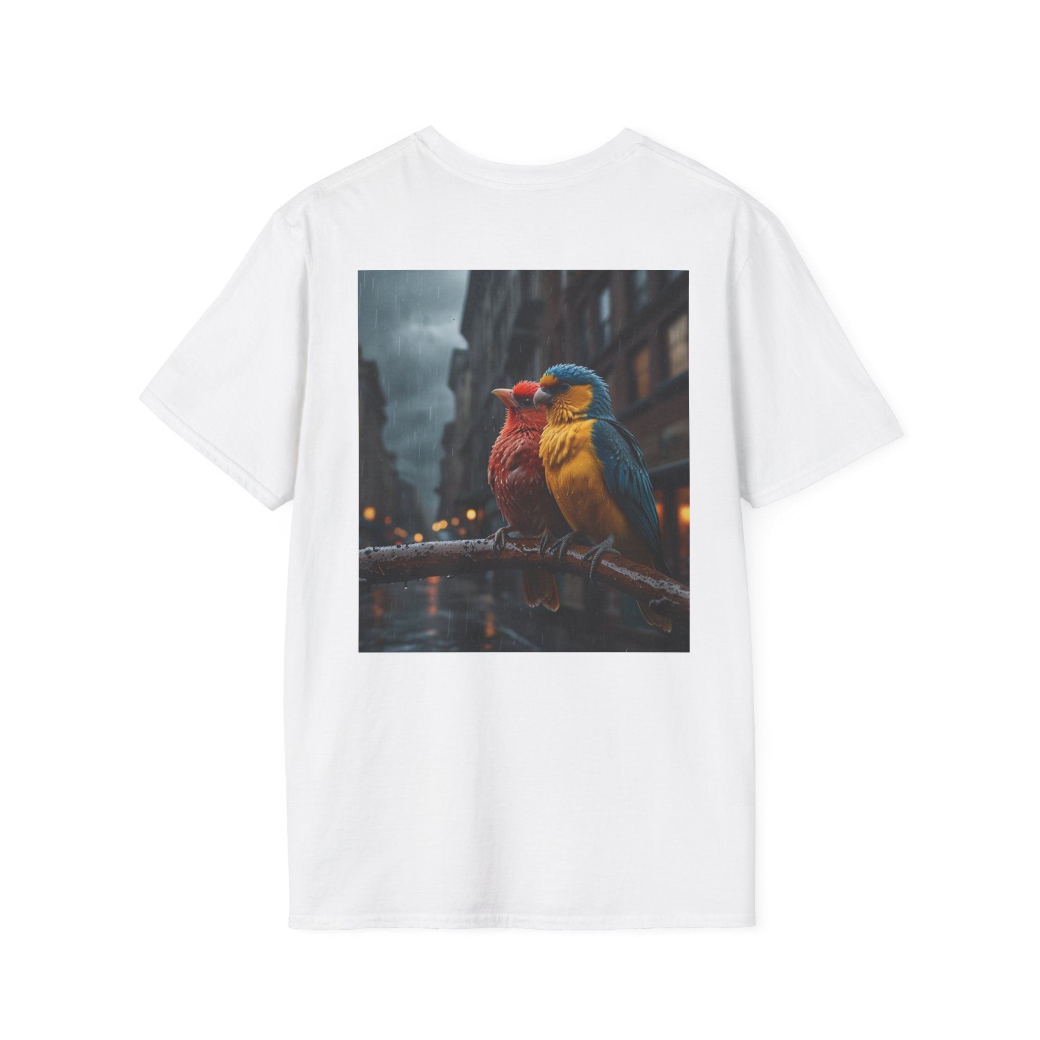 Colorful Parrot Love Tee – Nature Summer Shirt