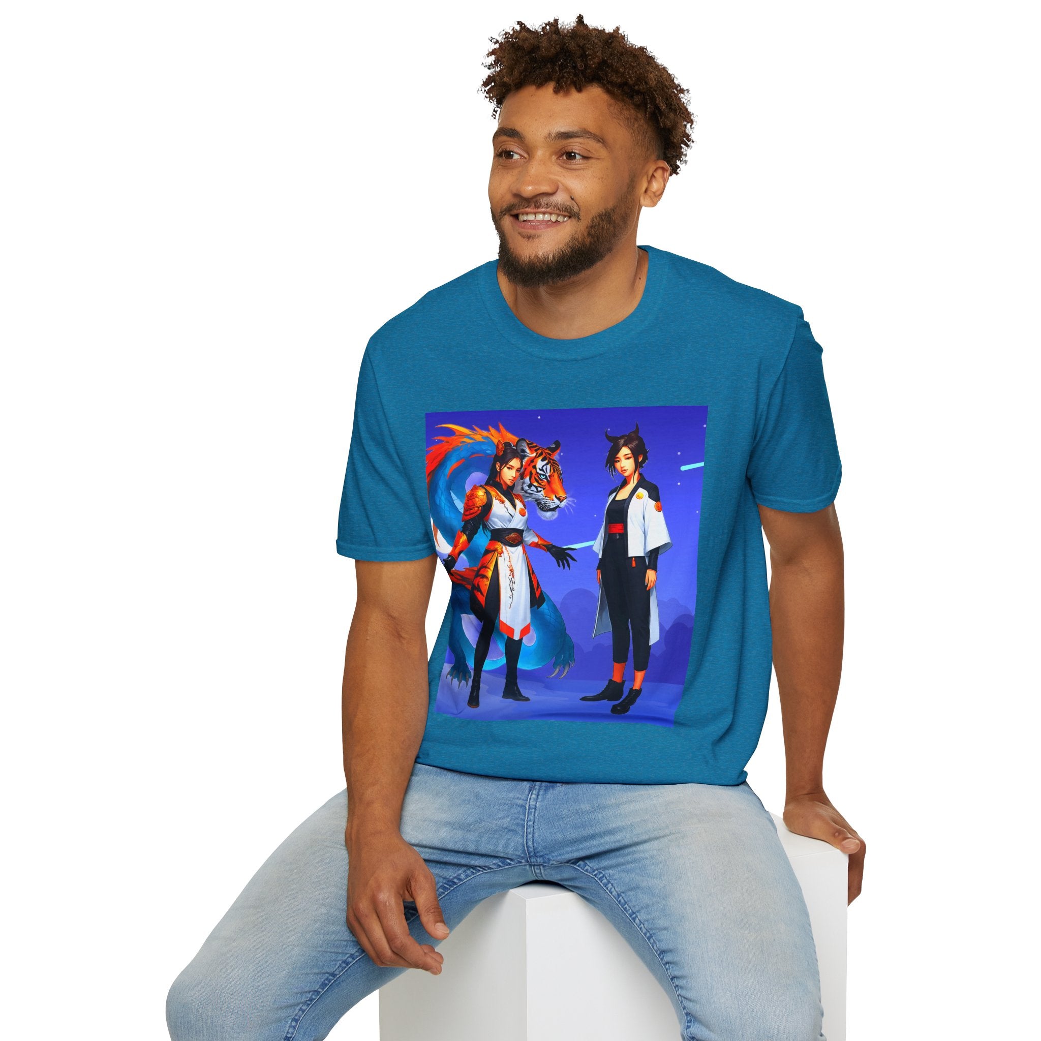 Fantasy Adventure Colorful Tee – Anime Cosplay T-Shirt