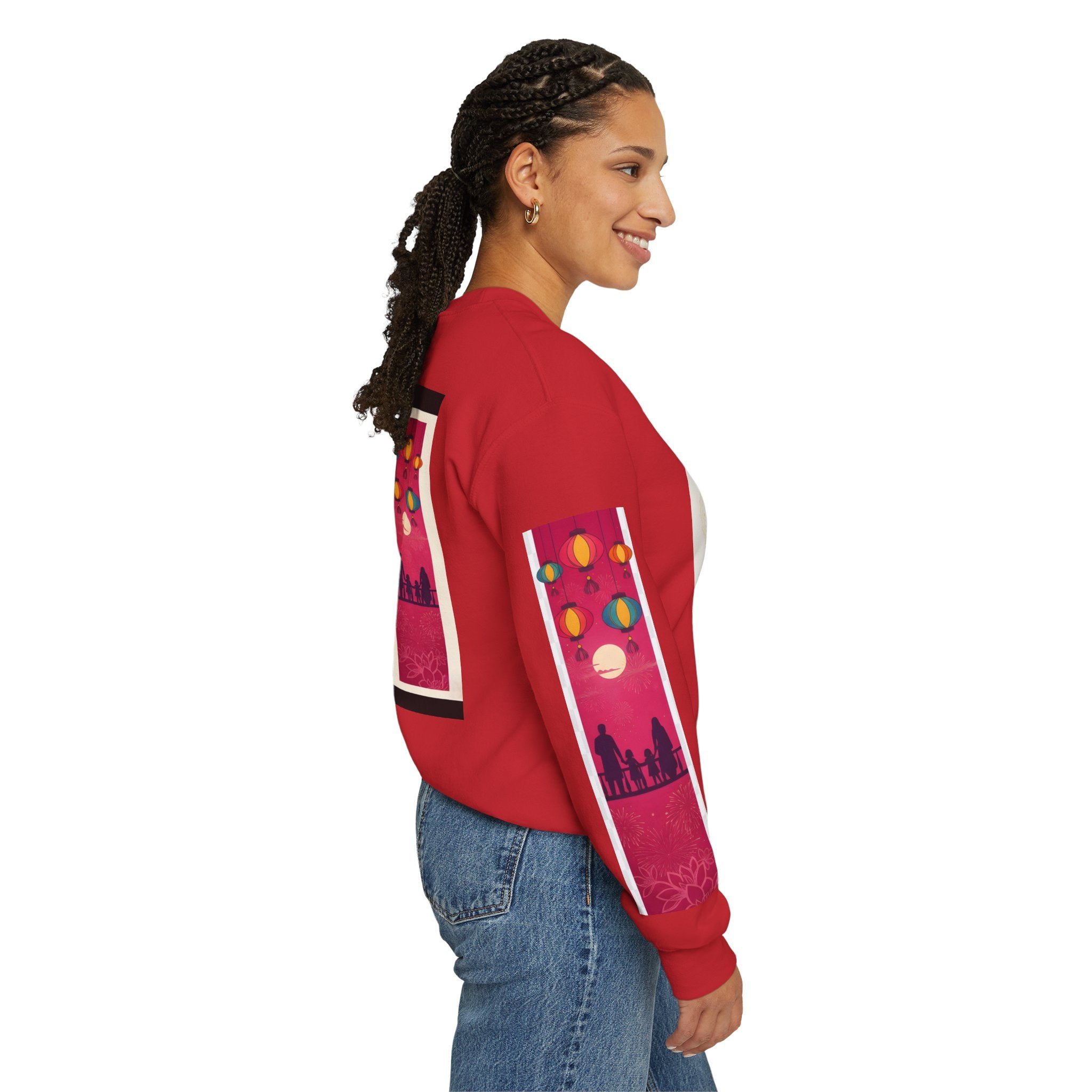 Colorful Festival Sweatshirt - Cozy Diwali Apparel.