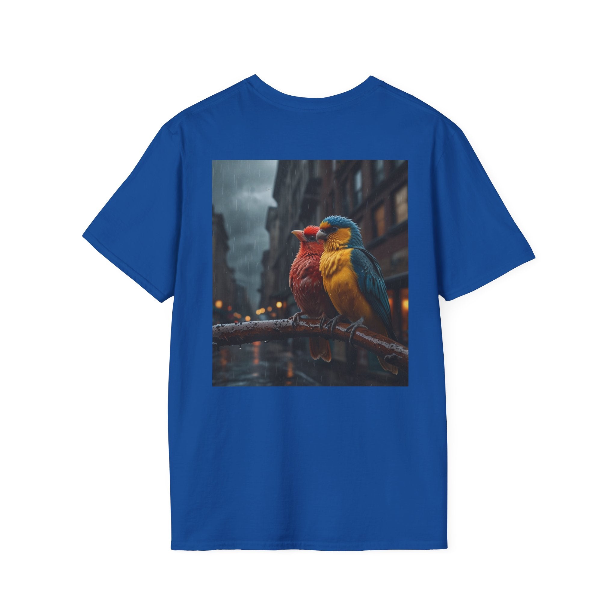 Colorful Parrot Love Tee – Nature Summer Shirt