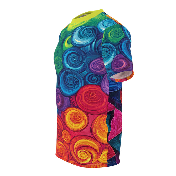 Colorful Swirl Tee.