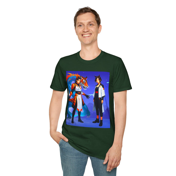 Fantasy Adventure Colorful Tee – Anime Cosplay T-Shirt