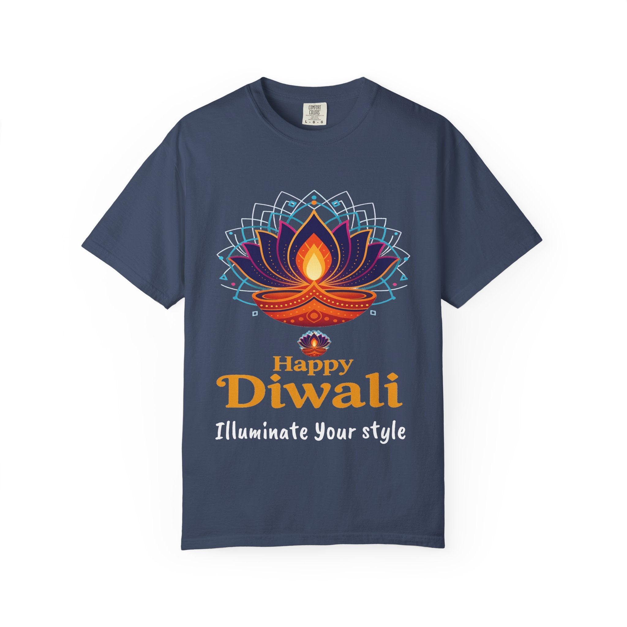 Diwali Celebration T-Shirt | Happy Diwali Unisex Garment-Dyed Tee | Festival Apparel Gift