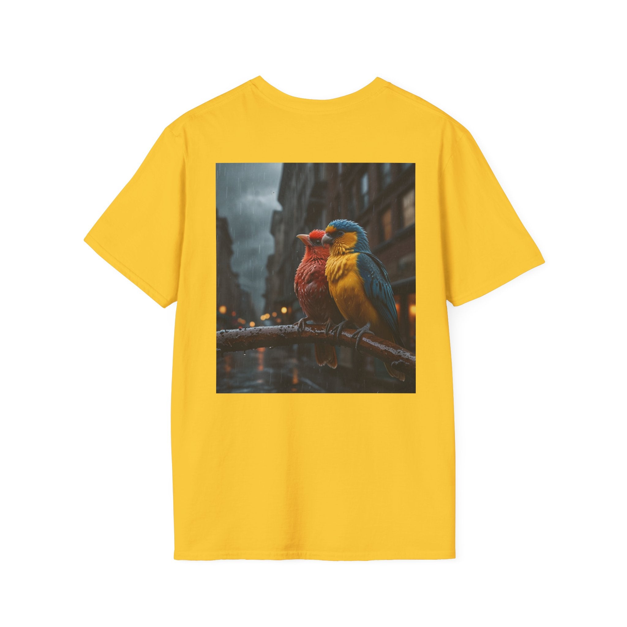 Colorful Parrot Love Tee – Nature Summer Shirt
