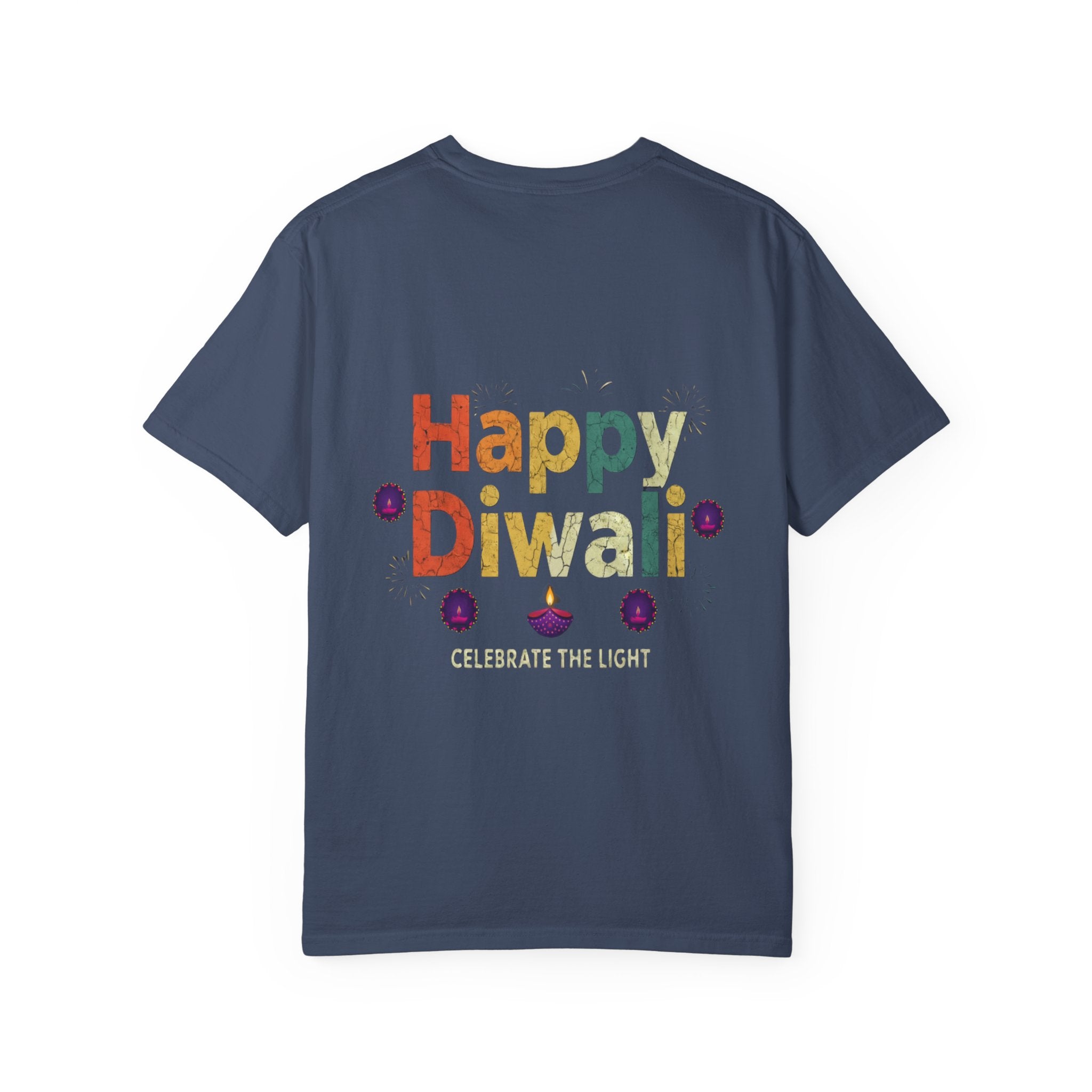 Diwali Celebration T-Shirt | Happy Diwali Unisex Garment-Dyed Tee | Festival Apparel Gift