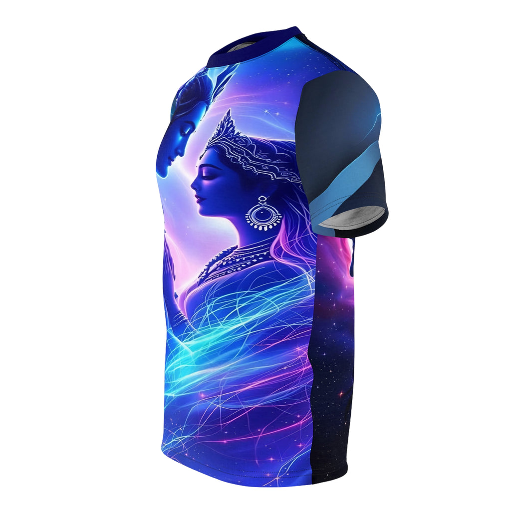 Cosmic Love Shiv & Parvati Tee – Festival Boho Shirt