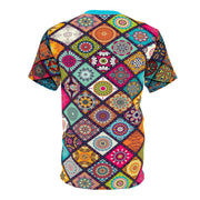 Patterned Unisex Casual Tee