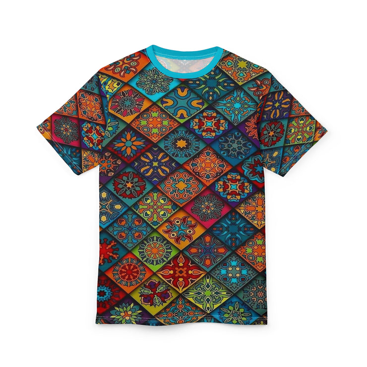 Patterned Unisex Casual Tee