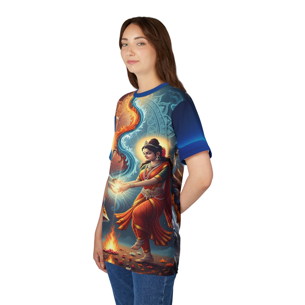 Mythical Dance Spiritual Tee – Festival ShravanMas Wear