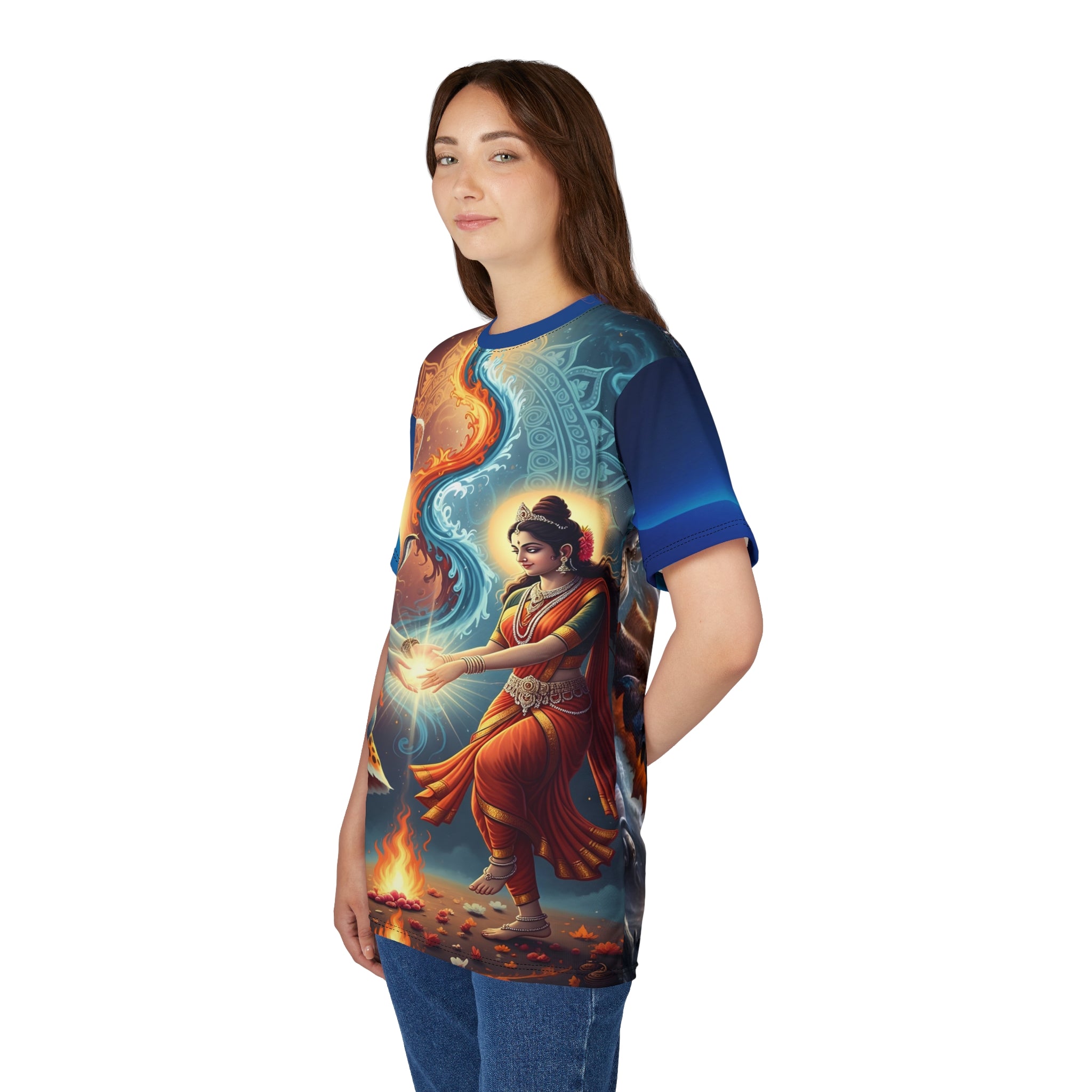Mythical Dance Spiritual Tee – Festival ShravanMas Wear
