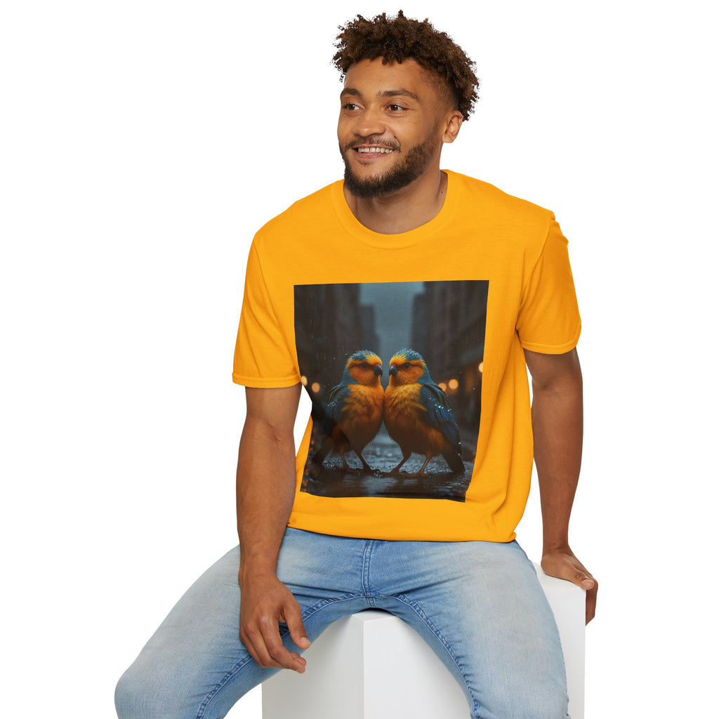 Colorful Parrot Love Tee – Nature Summer Shirt