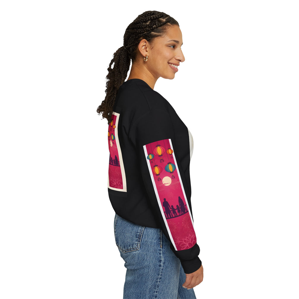 Colorful Festival Sweatshirt - Cozy Diwali Apparel.