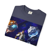 Fantasy-Themed Garment-Dyed Tee – Majestic Creature Shirt
