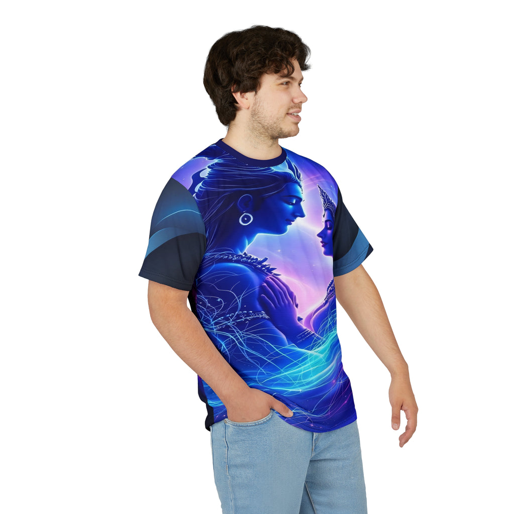 Cosmic Love Shiv & Parvati Tee – Festival Boho Shirt