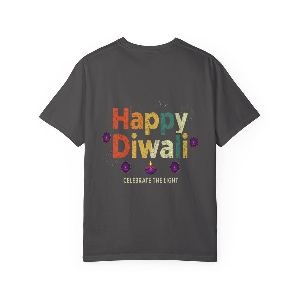 Diwali Celebration T-Shirt | Happy Diwali Unisex Garment-Dyed Tee | Festival Apparel Gift