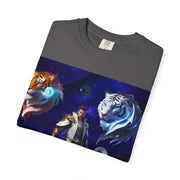 Fantasy-Themed Garment-Dyed Tee – Majestic Creature Shirt