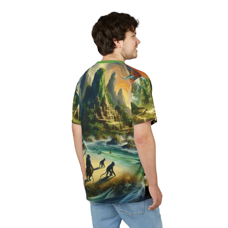 Temple Guardian Monkey Spirit Tee – Cultural Heritage Shirt