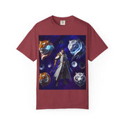 Fantasy-Themed Garment-Dyed Tee – Majestic Creature Shirt