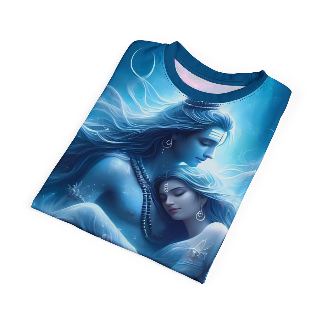 Lord Shiv & Ma Parvati Love Tee – Spiritual Cut & Sew Top