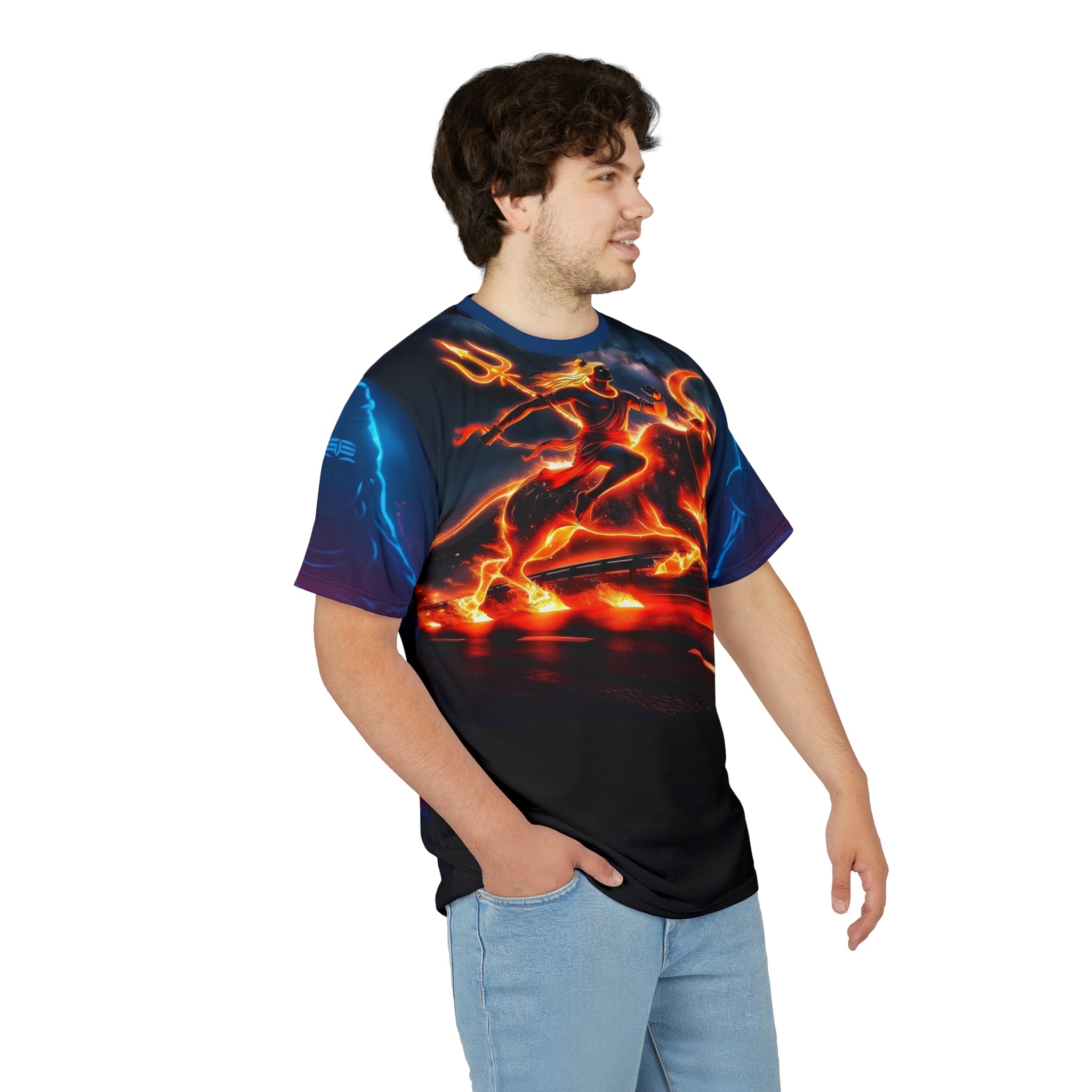 Shiv & Nandi Ride Tee – Mythology Art T-Shirt