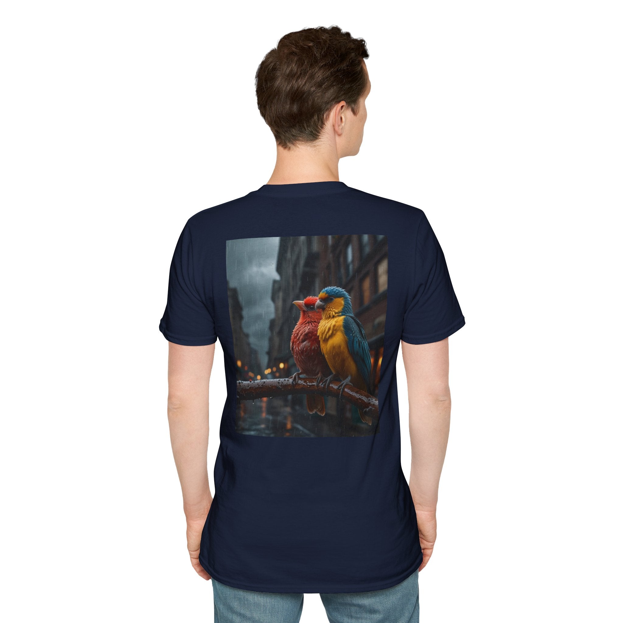 Colorful Parrot Love Tee – Nature Summer Shirt