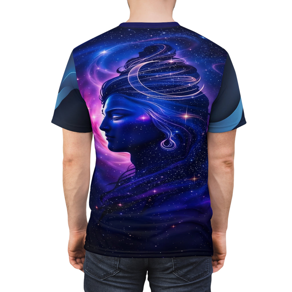Cosmic Love Shiv & Parvati Tee – Festival Boho Shirt