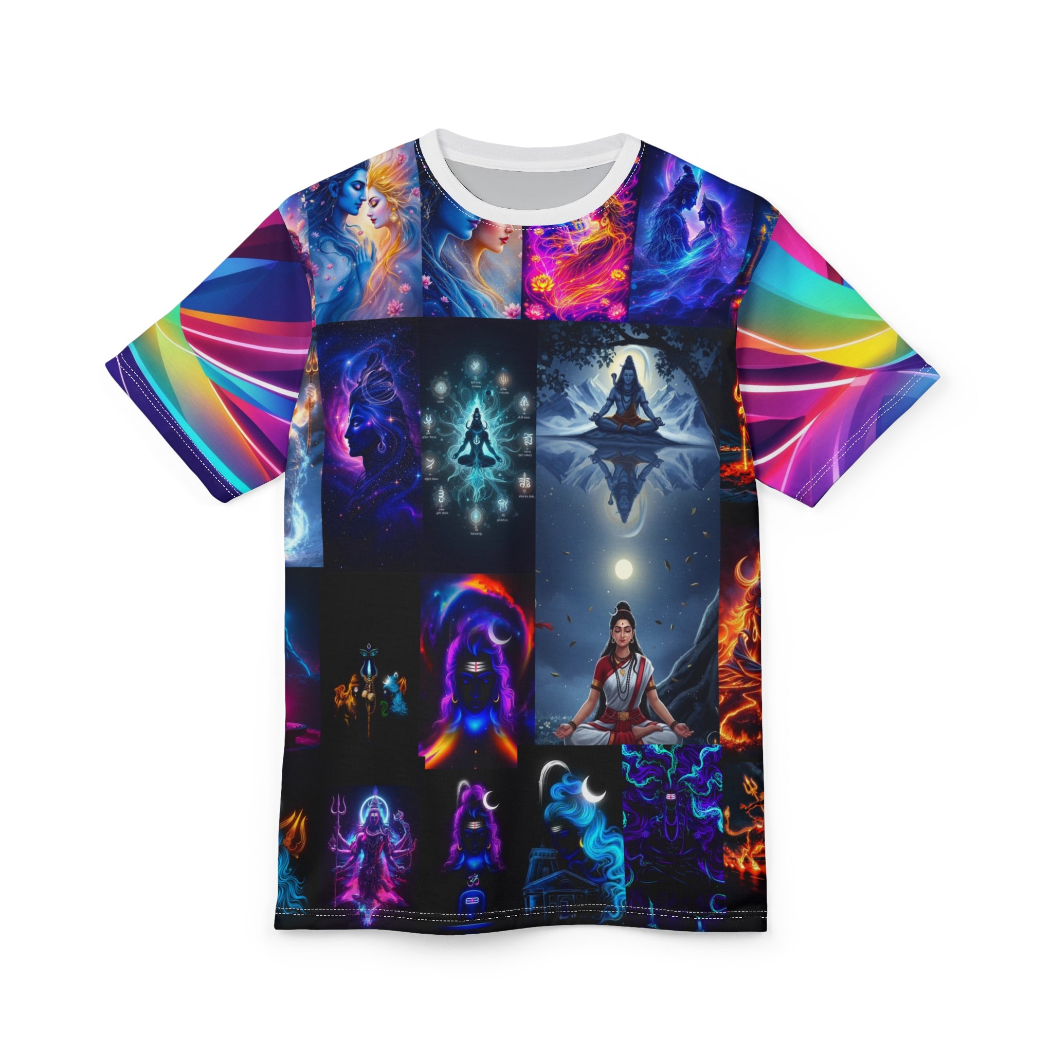 Shiva Special Edition Vibrant Festival Tee – Spiritual Yoga Shirt