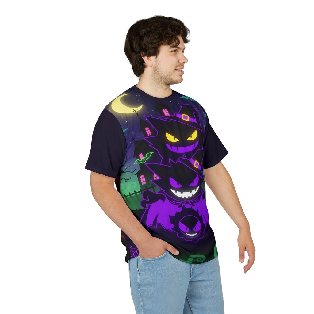 Spooky Halloween Unisex Tee - Ghostly Monster Evolution Design.