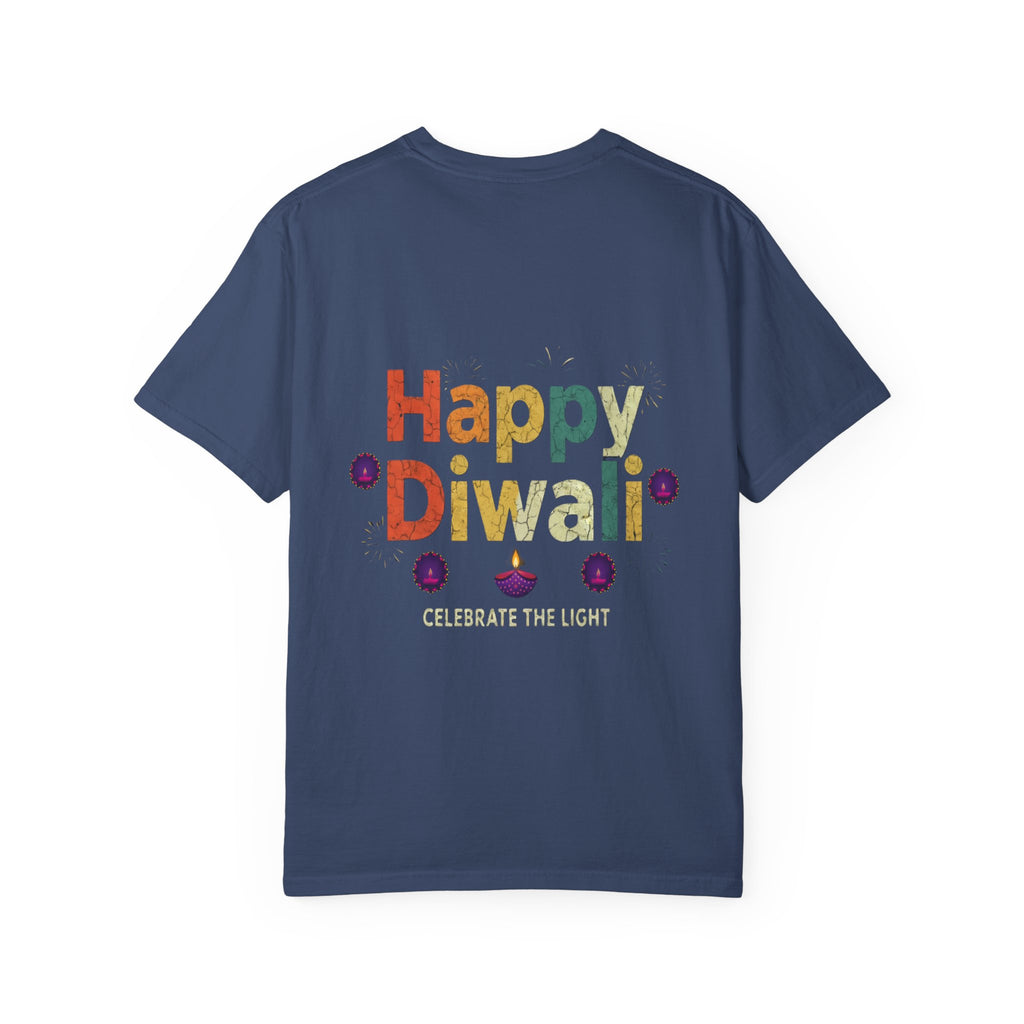 Diwali Celebration T-Shirt | Happy Diwali Unisex Garment-Dyed Tee | Festival Apparel Gift