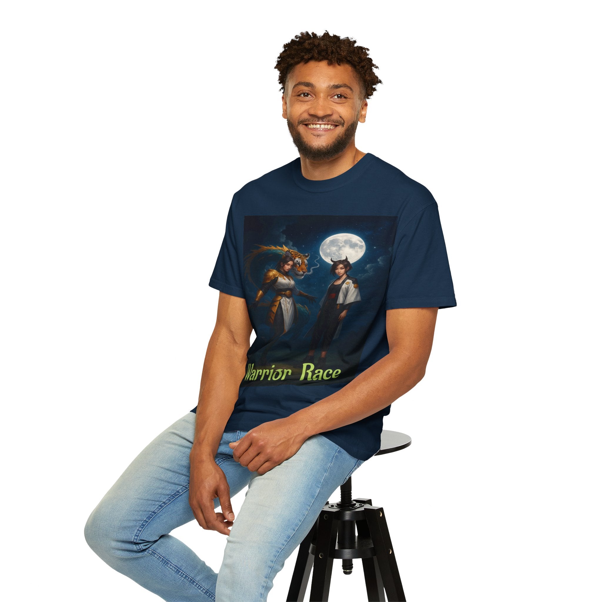 Warrior Race Fantasy Graphic Tee – Gamer Cosplay Shirt