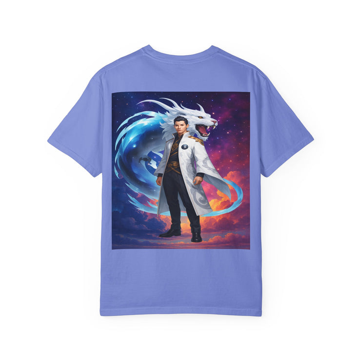 Fantasy-Themed Garment-Dyed Tee – Majestic Creature Shirt