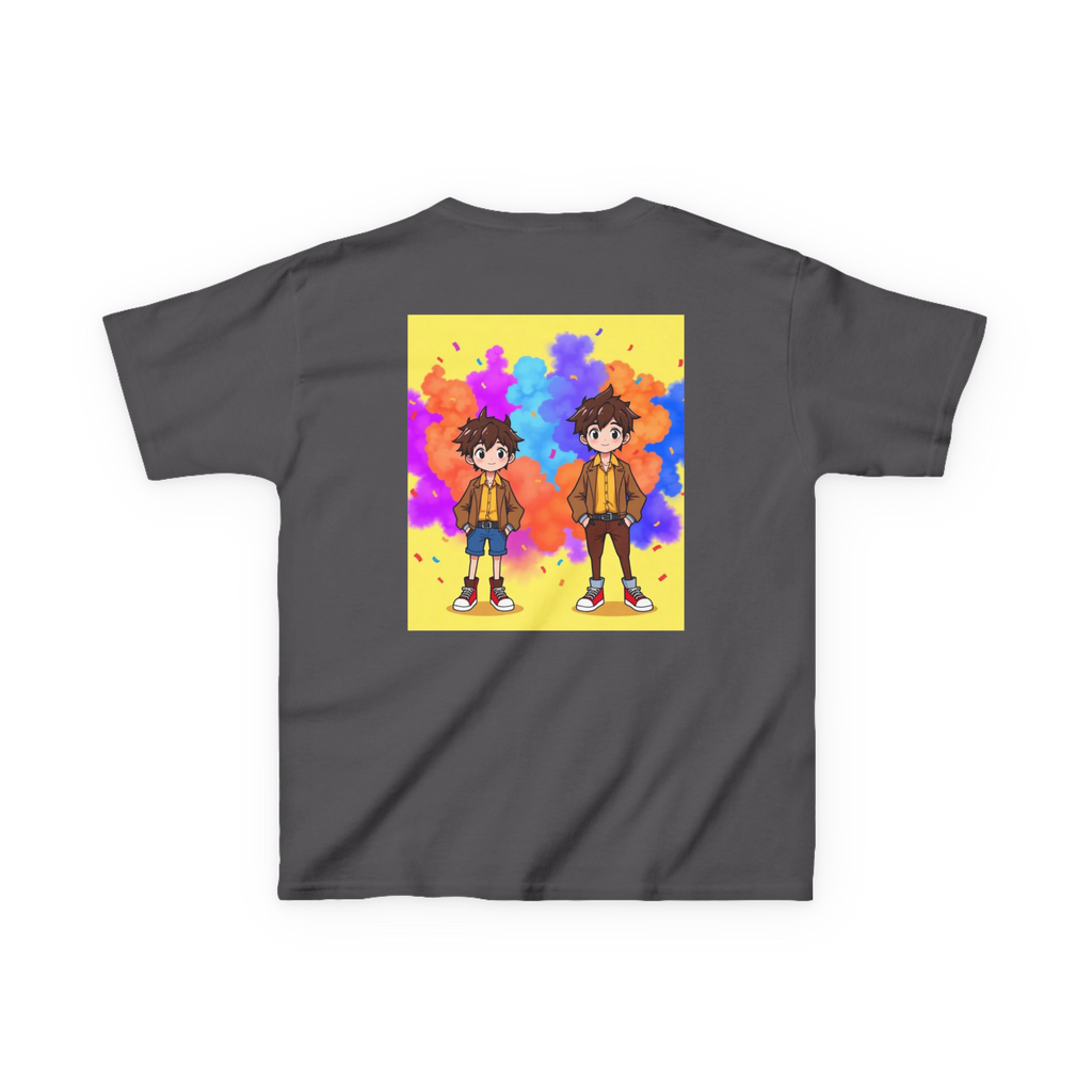 Kids Cartoon Character Graphic Tee – Fun Birthday Shirt
