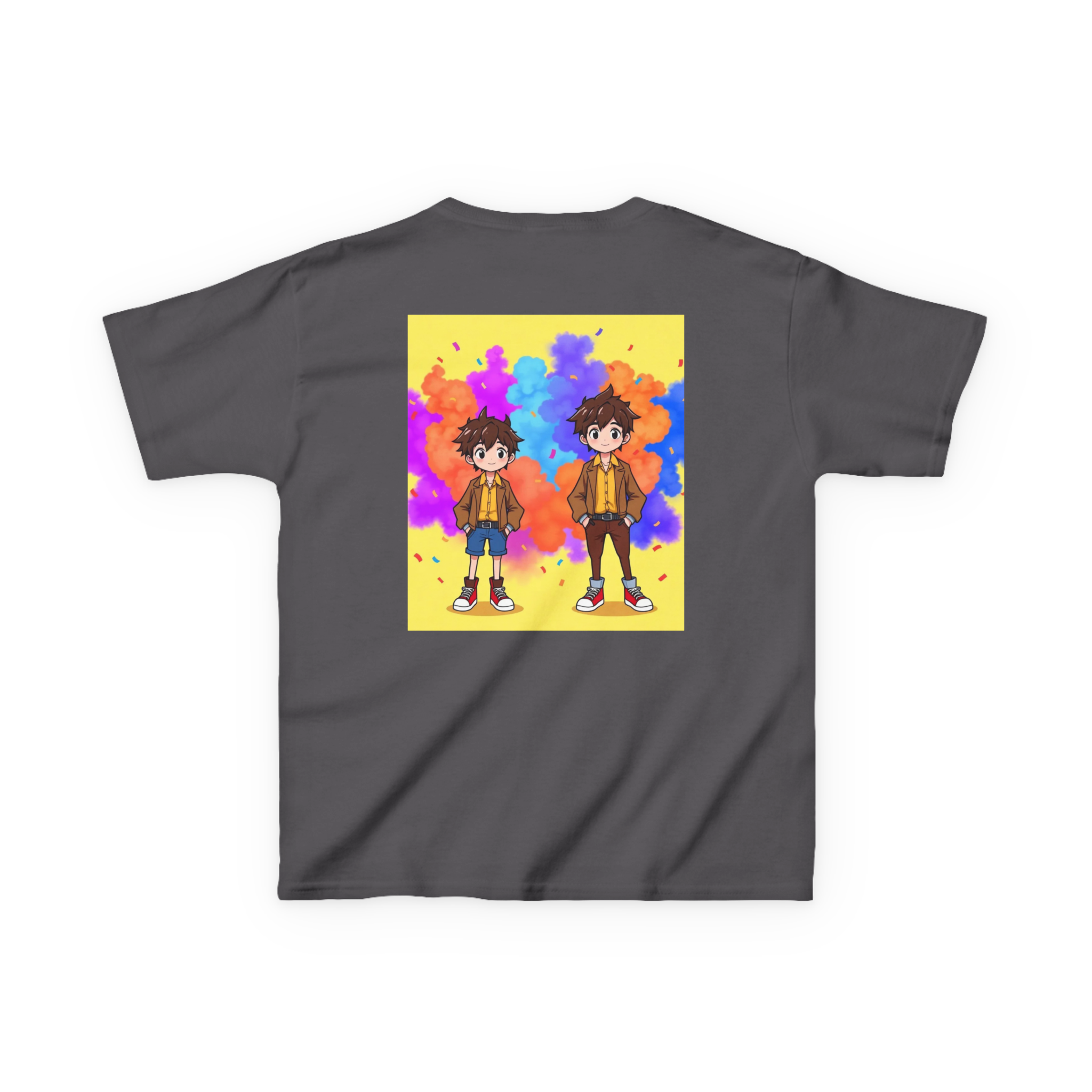 Kids Cartoon Character Graphic Tee – Fun Birthday Shirt