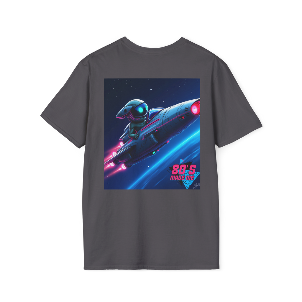 Retro 80s Sci-Fi Graphic Tee – Vintage Space T-Shirt