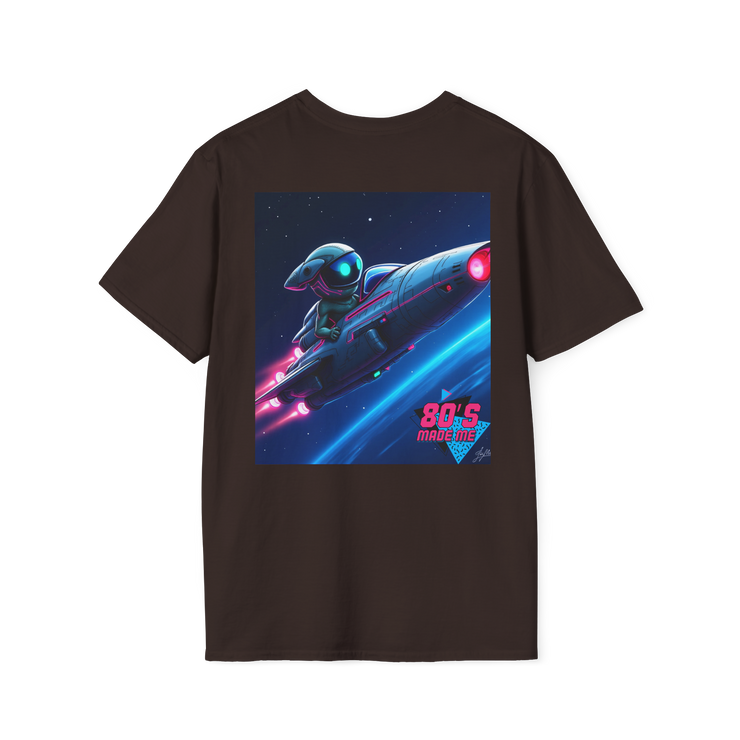 Retro 80s Sci-Fi Graphic Tee – Vintage Space T-Shirt