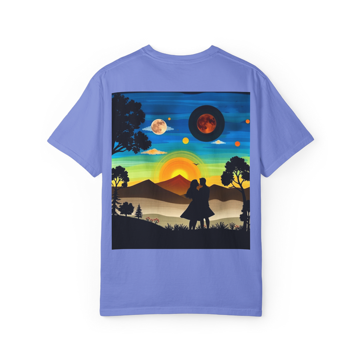 Romantic Sunset Couple T-Shirt – Anniversary Gift Tee