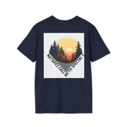 Romantic Sunset Couple Sketch T-Shirt – Nature Inspired Tee