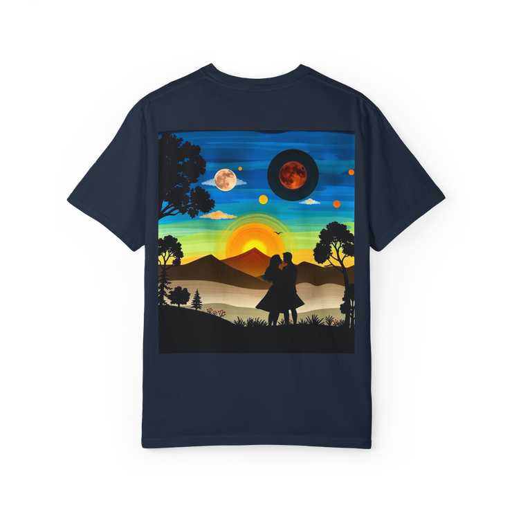 Romantic Sunset Couple T-Shirt – Anniversary Gift Tee