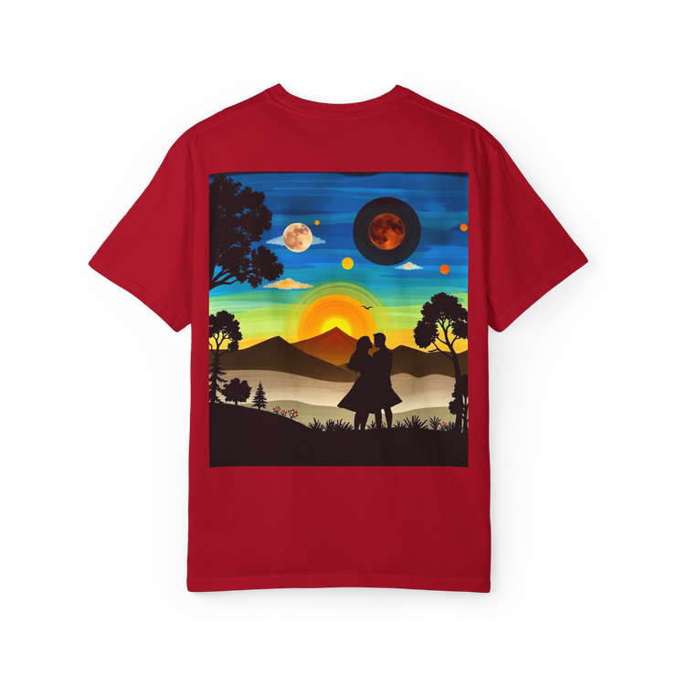 Romantic Sunset Couple T-Shirt – Anniversary Gift Tee