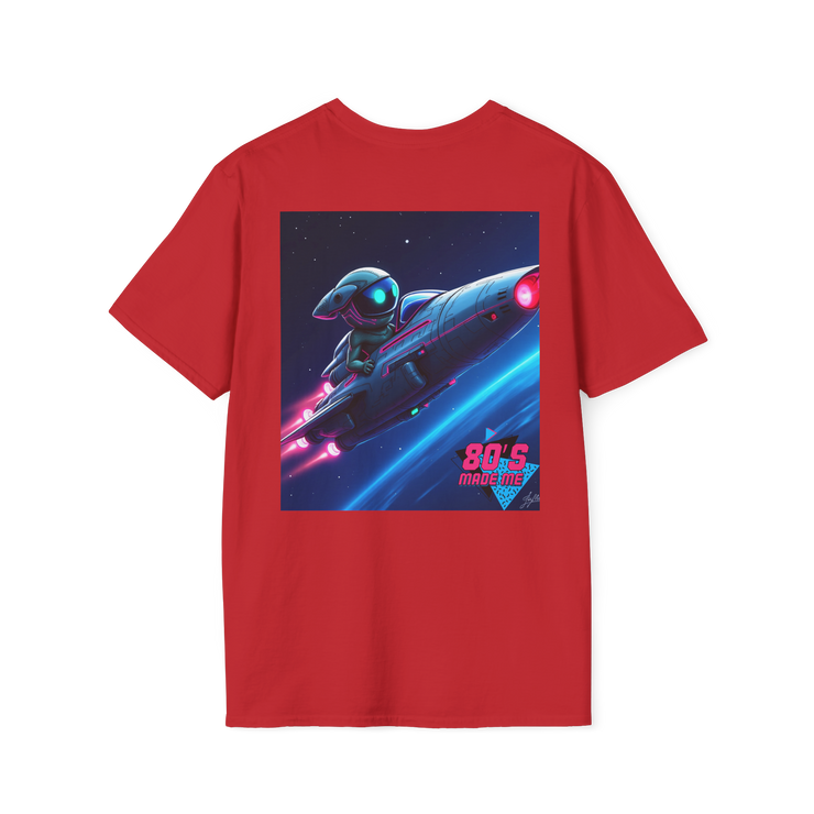 Retro 80s Sci-Fi Graphic Tee – Vintage Space T-Shirt