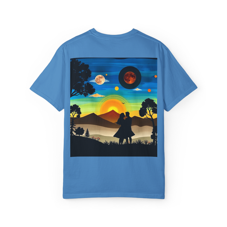 Romantic Sunset Couple T-Shirt – Anniversary Gift Tee