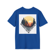 Romantic Sunset Couple Sketch T-Shirt – Nature Inspired Tee