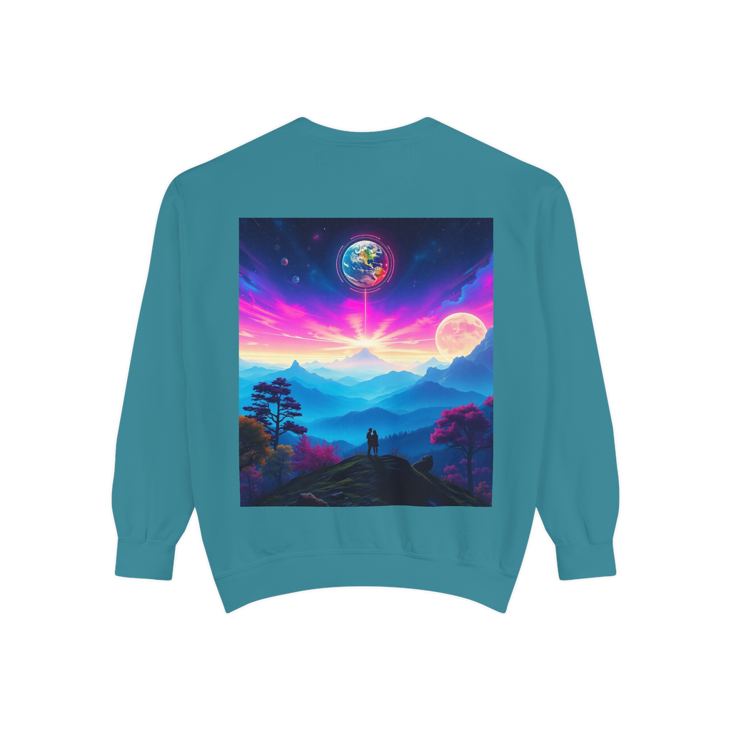 Sunset Romance Sweatshirt – Boho Mountain Pullover