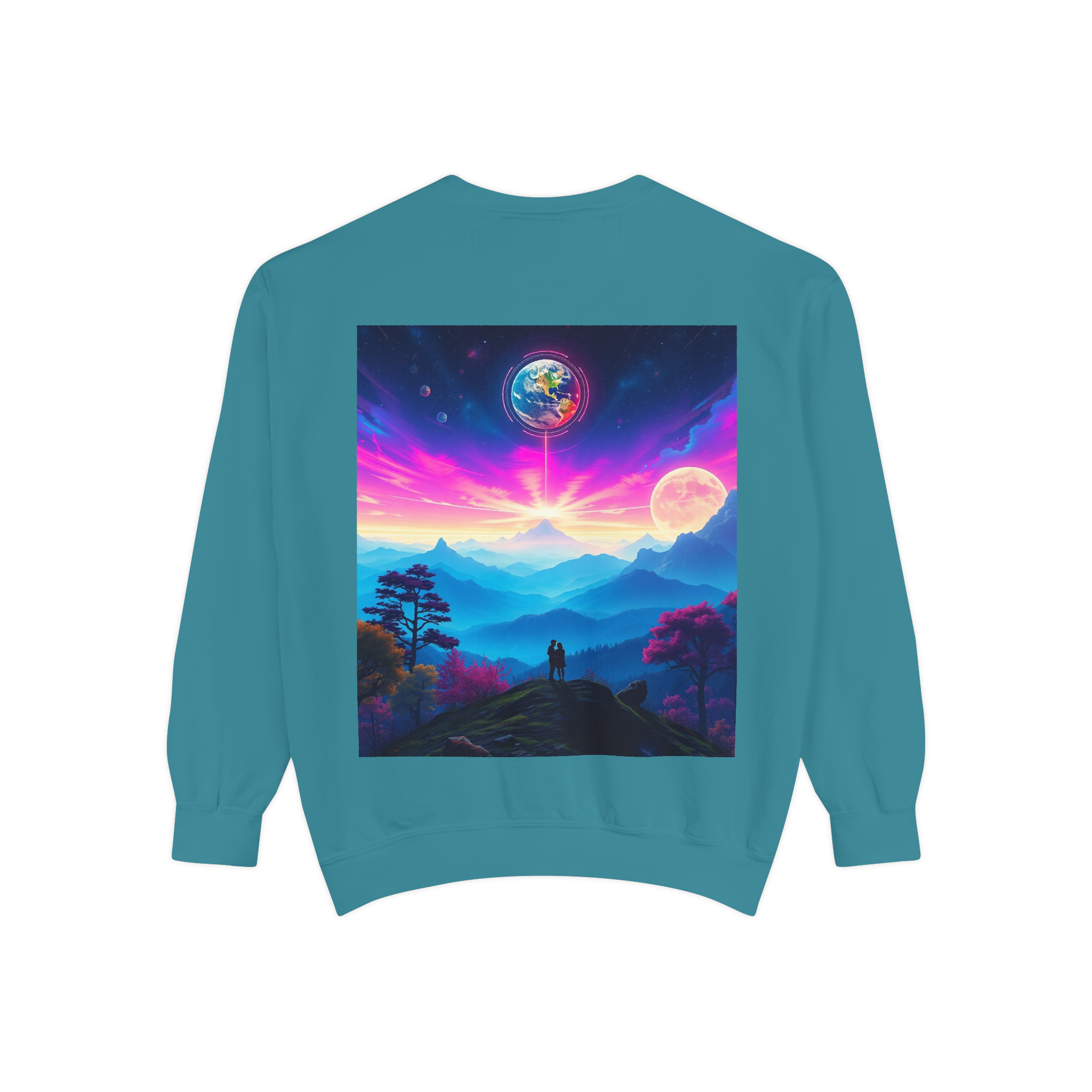 Sunset Romance Sweatshirt – Boho Mountain Pullover
