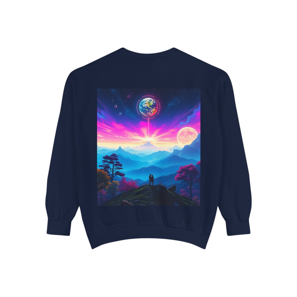 Sunset Romance Sweatshirt – Boho Mountain Pullover