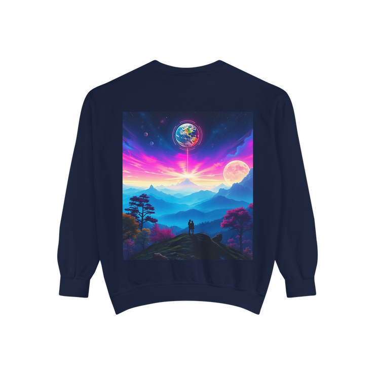 Sunset Romance Sweatshirt – Boho Mountain Pullover