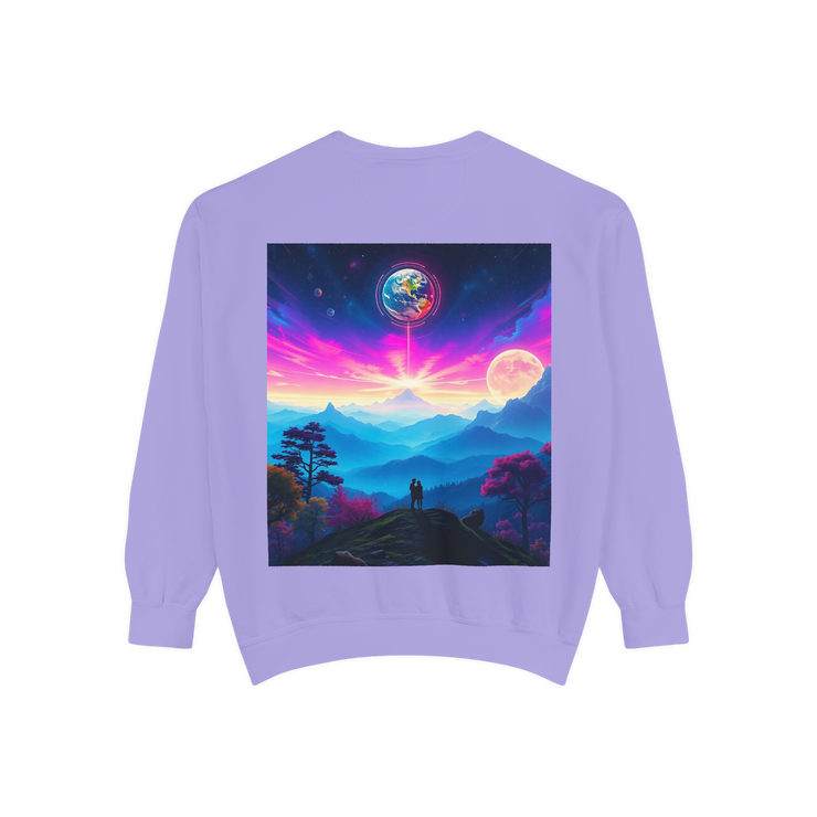 Sunset Romance Sweatshirt – Boho Mountain Pullover