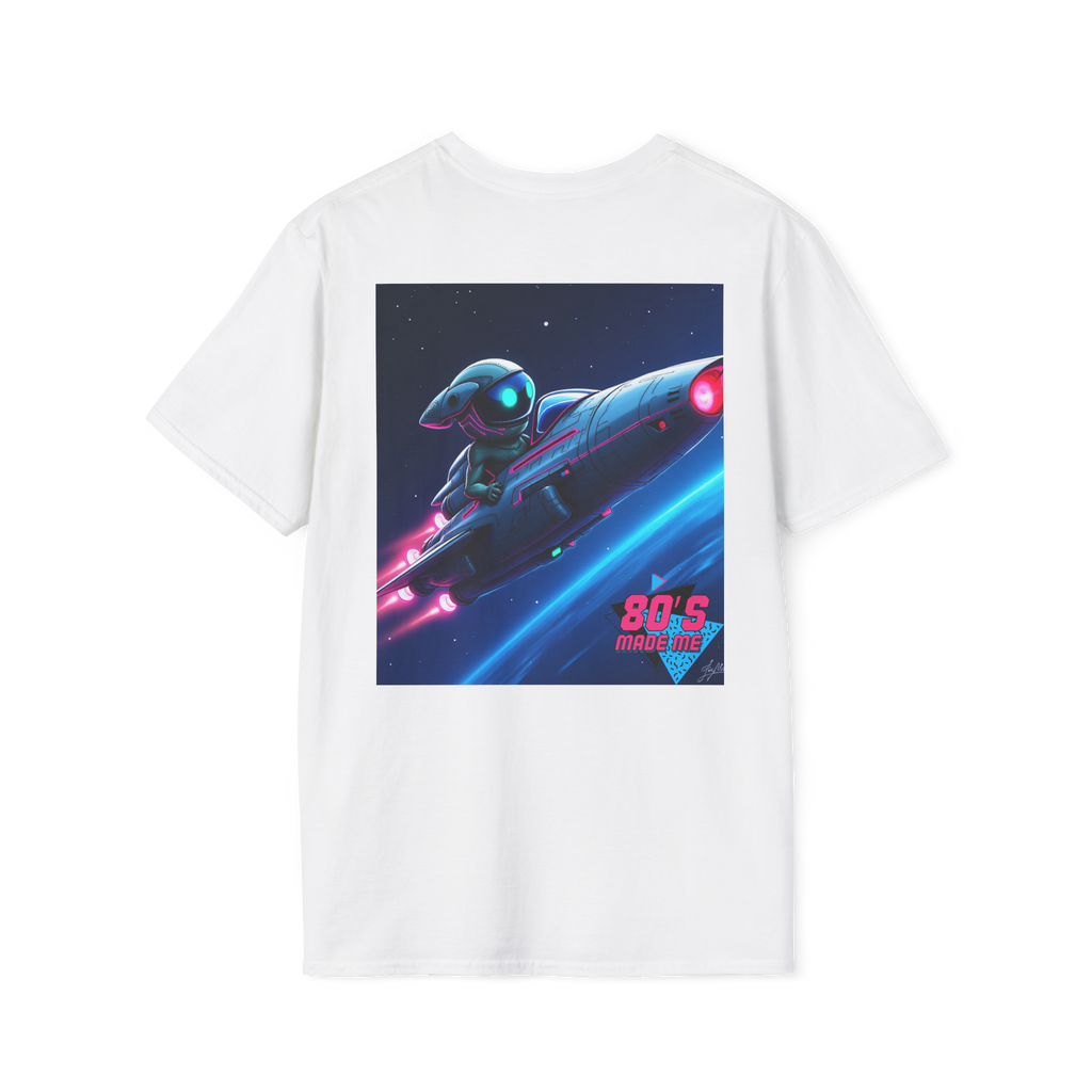 Retro 80s Sci-Fi Graphic Tee – Vintage Space T-Shirt