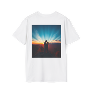 Cinematic Split Sky T-Shirt – Romantic Nature Film Tee
