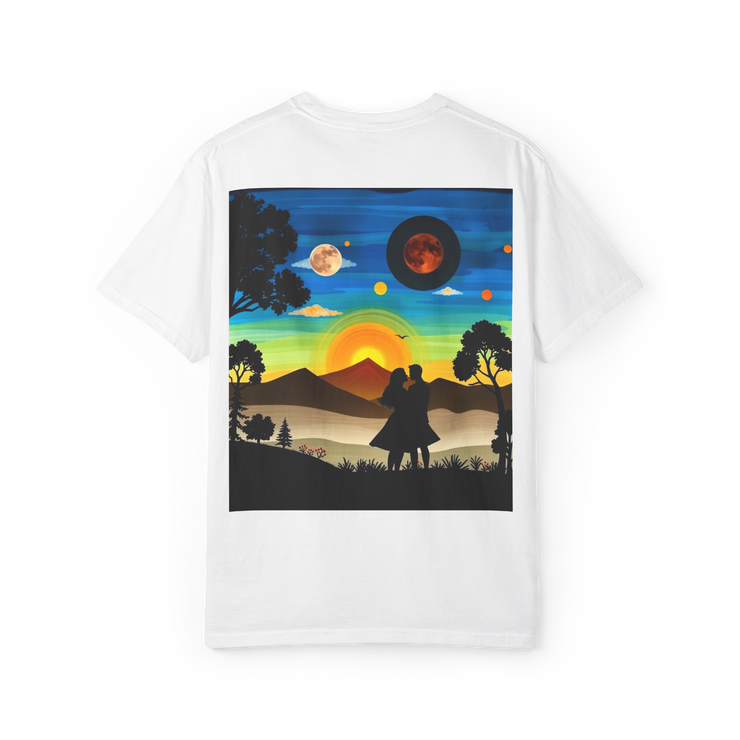 Romantic Sunset Couple T-Shirt – Anniversary Gift Tee